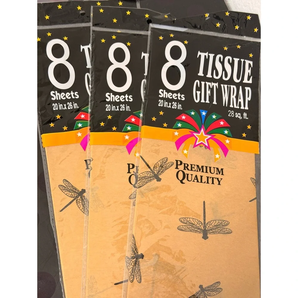 Vintage‎ Tissue Paper 8 Pack Bundle